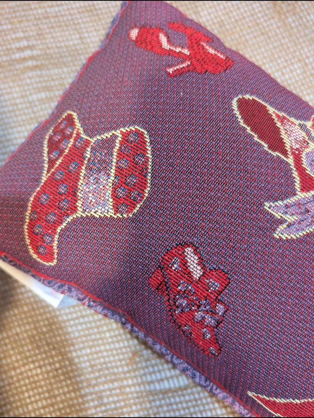 Red Hat Throw Pillow, 12